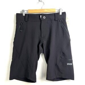 IXS‎ Carve Digger MTB SHORTS Mens Small Black Biking Mountain Baggy Stretch NEW